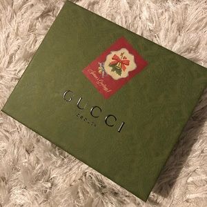 GUCCI BEAUTY Green pattern holiday box EMPTY